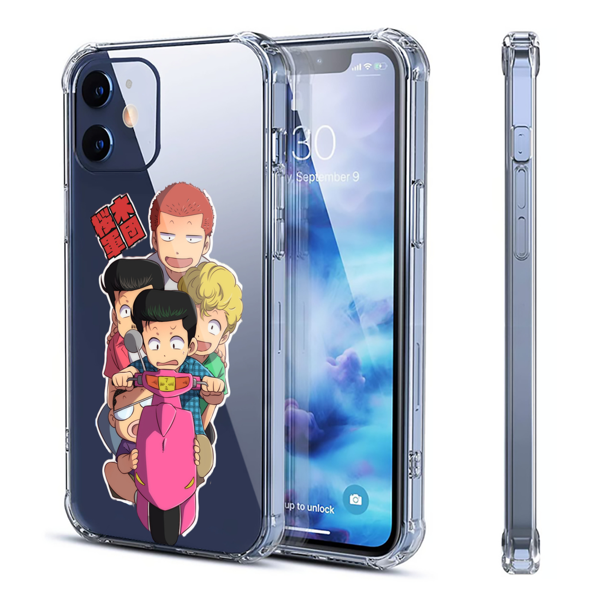 （画像用） SLAM DUNK／スラムダンク 【iPhone 12シリーズ対応】透明スマホケース（クリアソフトケース）